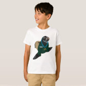 T-shirt A est pour Animaux en tant que gardiens de caractè (Devant entier)