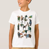 T-shirt A est pour Animaux en tant que gardiens de caractè (Devant)