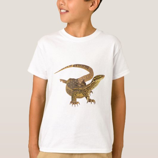 T-shirt A est pour Argus Monitor Lizard (Devant)