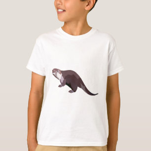 T-shirt A est pour le Otter sans clawless africain
