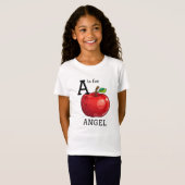T-Shirt A est pour Pomme d'Ange (Devant entier)