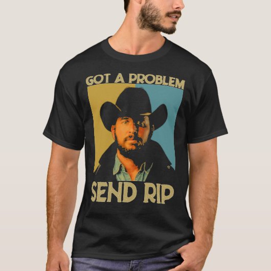 T-shirt a eu un problème envoyer rip yellowstone pour les (Devant)