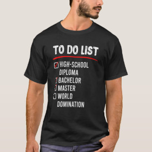 T-shirt À faire Liste des baccalauréats du secondaire Maît