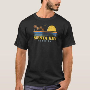 T-shirt À feuillage persistant Sunset Siesta Key Beach Flo
