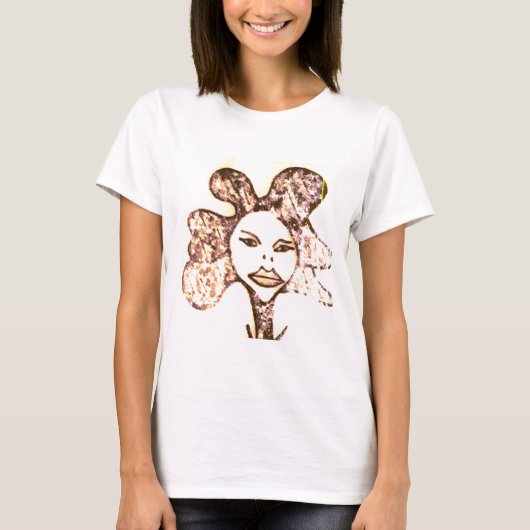 T-shirt à fleurs (Devant)