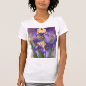 T-shirt à fleurs d'Irises (Devant)