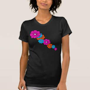 T-shirt à fleurs tropicales