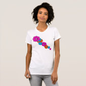 T-shirt à fleurs tropicales (Devant entier)