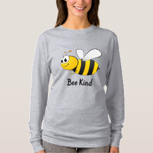 T-Shirt à fond d'abeille illustré