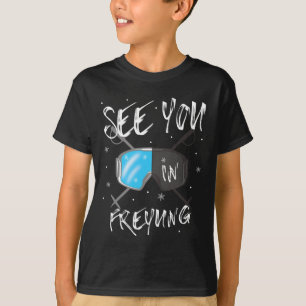 T-shirt À Freyung Allemagne Vacation Ski Goggings