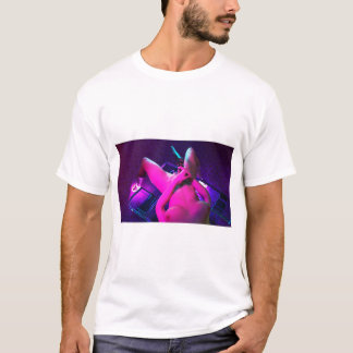 T-shirt A Girl And A Gun - Impression d'art