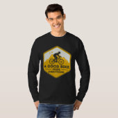 T-shirt A GOOD BIKE FIXES EVERYTHING  Fun Cyclist Bicycle  (Devant entier)