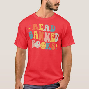 T-shirt A Good Day To Read Banned Books Vintage Book Lover