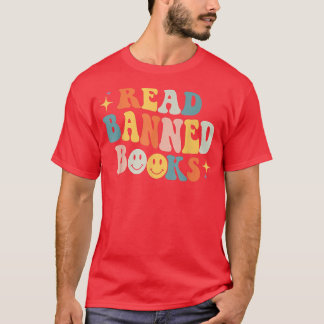 T-shirt A Good Day To Read Banned Books Vintage Book Lover