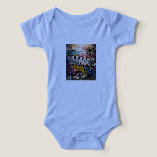 T-Shirt à graffiti vibrant (Design Recto)