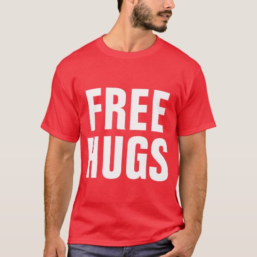 T-shirt à grosses lettres pour hommes| Hugues grat (Devant)