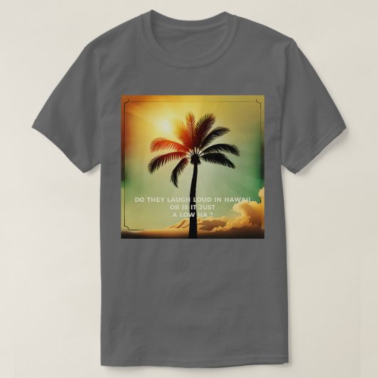 T-shirt à Hawaii (Design devant)