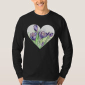 T-shirt A Heart for Spring  Crocus (Devant)