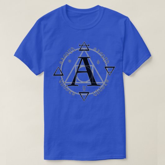 T-shirt A is for Alchemy Simple Baseball Sleeve (Design devant)