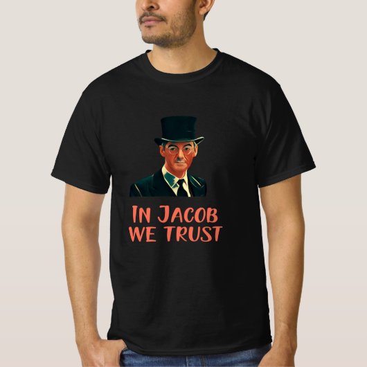 T-shirt À Jacob Rees-Mogg, nous faisons confiance (Devant)