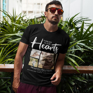 T-shirt À jamais dans nos cœurs Funérailles