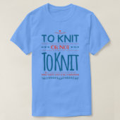 T-shirt À Knit ou à Not Knit 1 (Design devant)