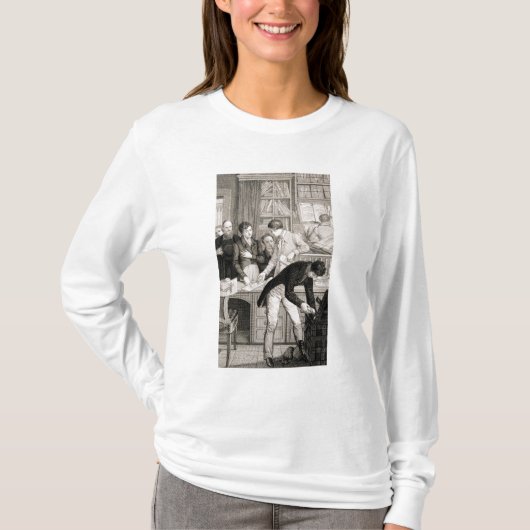 T-shirt À la banque, c.1800 (gravure) (Devant)