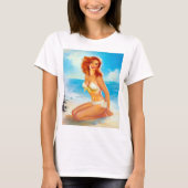 T-shirt À la broche de plage (Devant)