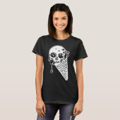 T-shirt à la crème glacée maléfique (Devant entier)