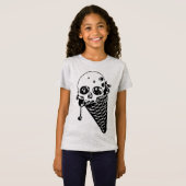 T-shirt à la crème glacée maléfique (Devant entier)