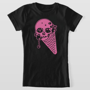 T-shirt à la crème glacée rose