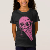 T-shirt à la crème glacée rose (Devant)