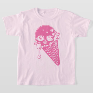 T-shirt à la crème glacée rose