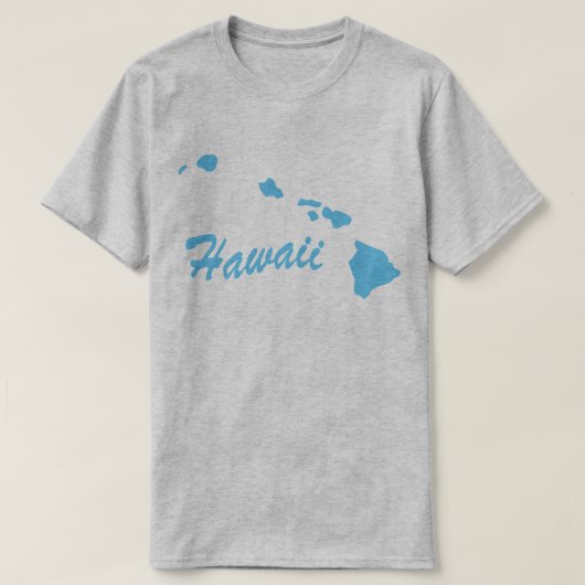 T-shirt à la forme de l'État d'Hawaii (Design devant)