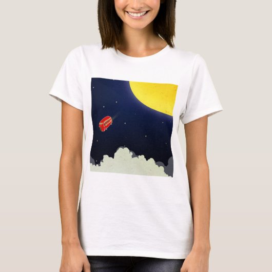 T-shirt À la lune (Devant)