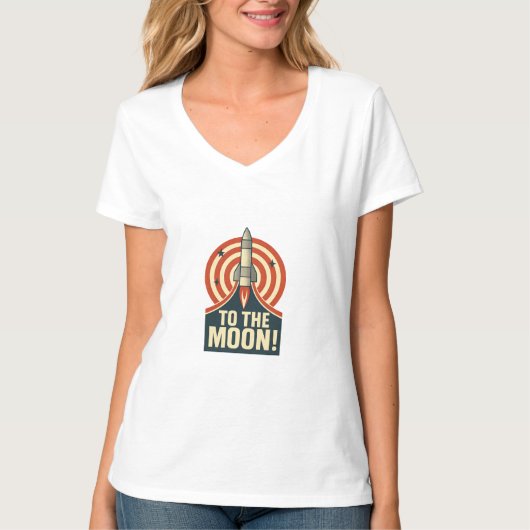 T-shirt À la Lune ! (Devant)