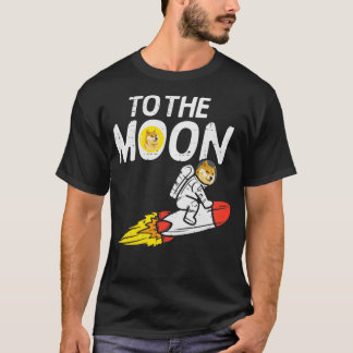 T-shirt À la Lune Dogecoin Shiba Inu Cryptocurren Cryptocu