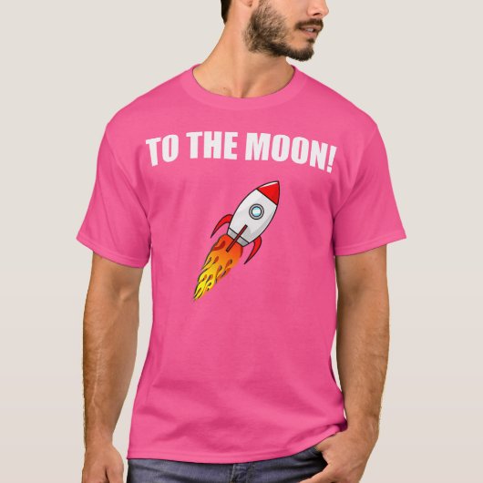 T-shirt À La Lune Jeu Amc Nok Stocks (Devant)