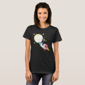 T-shirt À la Lune Wallstreetbets Diamond Hands AMC Apes (Devant entier)