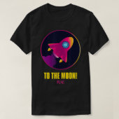 T-shirt À la Lune wallstreetbets #GME fun stock marché g (Design devant)
