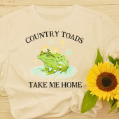 T-Shirt À La Maison Avec Les Toads De Pays
