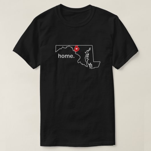 T-shirt à la maison du comté du Maryland - (Design devant)