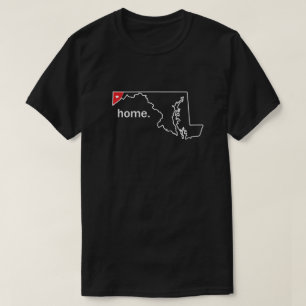 T-shirt à la maison du comté du Maryland - Garre