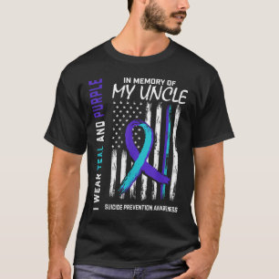 T-shirt À la mémoire de mon oncle Prévention de la sensibi