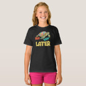 T-shirt À la Mer Plus Tard Tortue (Devant entier)