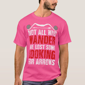 T-shirt À la recherche de flèches d'archerie Arc Chasse Ti