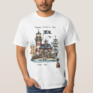 T-shirt À la recherche de trésor, Fête des pères heureuse