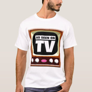 T-shirt A la télévision - Retro TV - Customisé