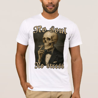 T-shirt à l'ambiance crâne