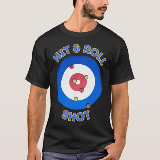 T-shirt à lancer et à lancer de curling (Devant)